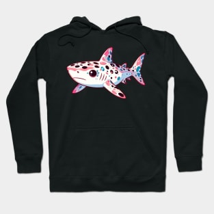 Kawaii Pink Leopard Shark Hoodie